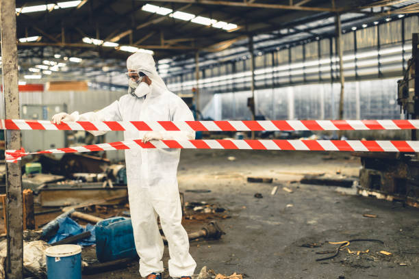 Professional Biohazard technician working in Pleasant Hill, CA